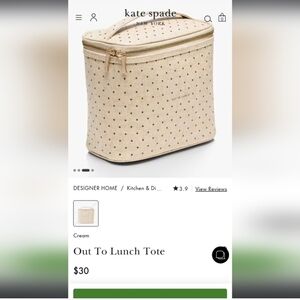 Kate Spade Out To Lunch Insulated Tote
